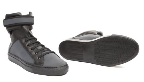 Kanye West Raf Simons Neoprene Leather Sneakers