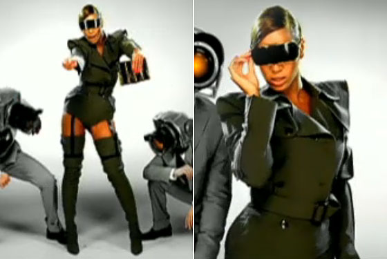 Beyonce Videophone Garter Boots