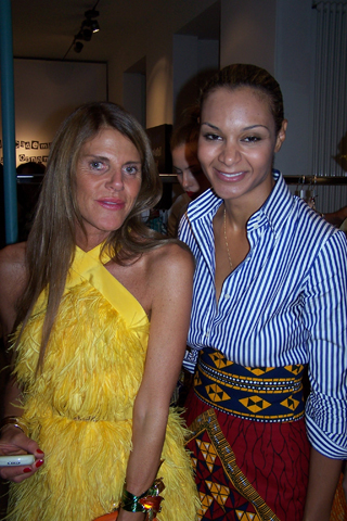 Stella Jean with Anna Dello Russo