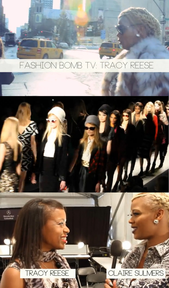 _--Fashion-bomb-tv-tracy-re Fashion Bomb TV Backstage at Tracy Reese Fall 2013