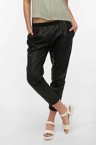 Wardrobe Query: Leather Jogging Pants for Less – Fashion Bomb Daily ...