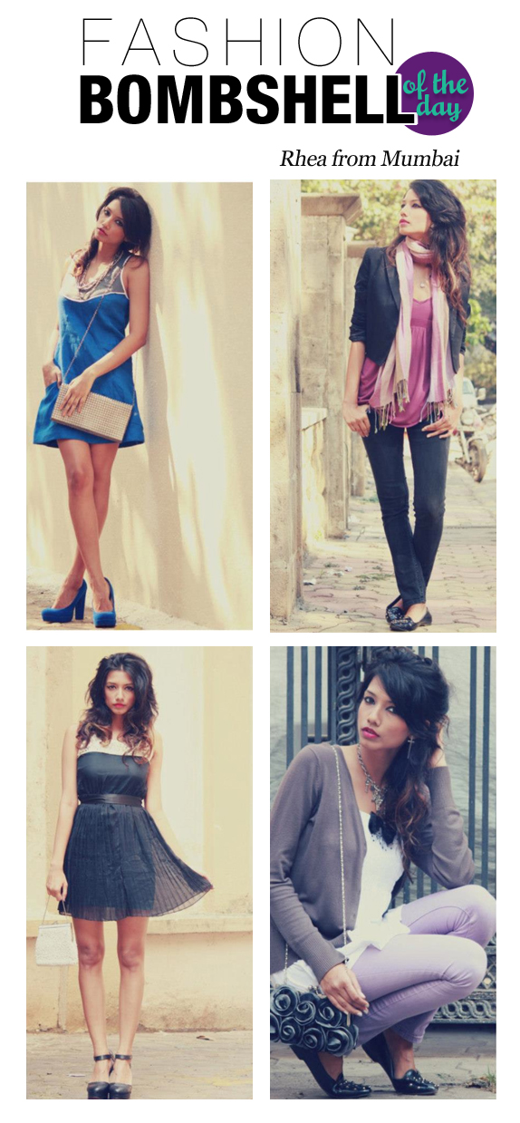 Fashion Bombshell Of The Day-031113-Rhea from Mumbai