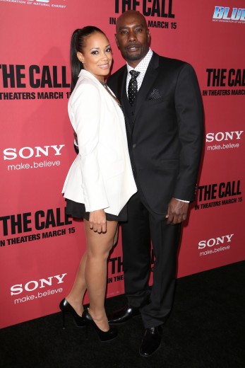 Morris Chestnut And Wife Pam Byse The Call Los Angeles Premiere