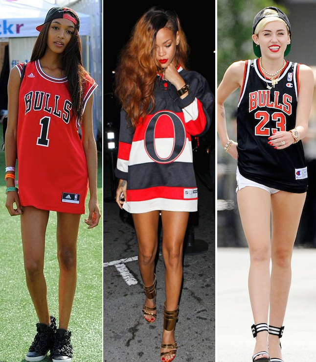 Try a Trend: Athletic Jersey Chic 