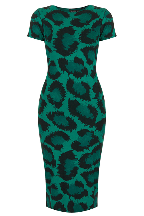 Green-Topshop-Leopard-dress