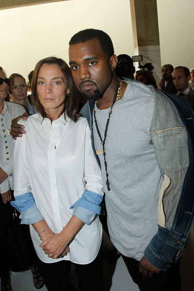Kanye West and Phoebe Philo of Céline