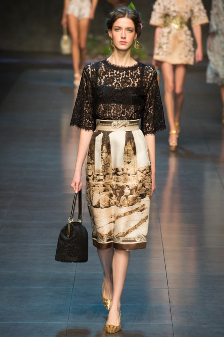 Show Review: Dolce & Gabbana Spring 2014 – Fashion Bomb Daily Style ...