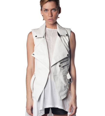 Mail Bombs: Cassie’s WIP Birthday Party Skingraft White Leather Draped ...