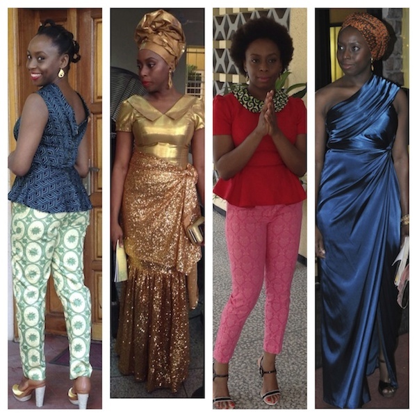 Chimamanda Ngozi Adichie from lago for fashion bomb daily