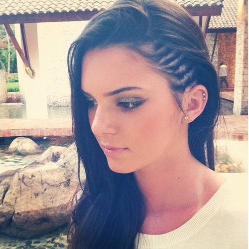 Kendall Jenner Bold Braids