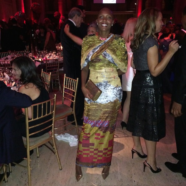 STudio museum in harlem gala givenchy mosaic print gown