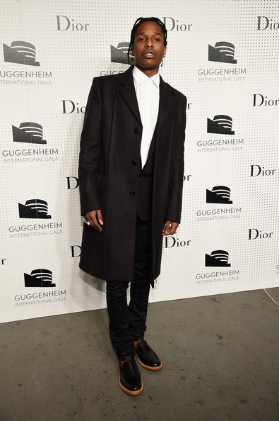 A$AP Rocky stopped by the Guggenheim International Gala Pre-Party last night in NYC.