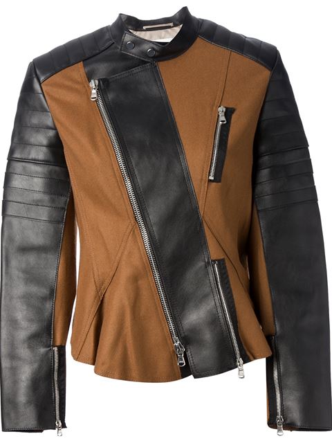 Alicia Keys's Barnes & Noble Tribeca Book Release 3.1 Phillip Lim Black and Brown Leather Jacket