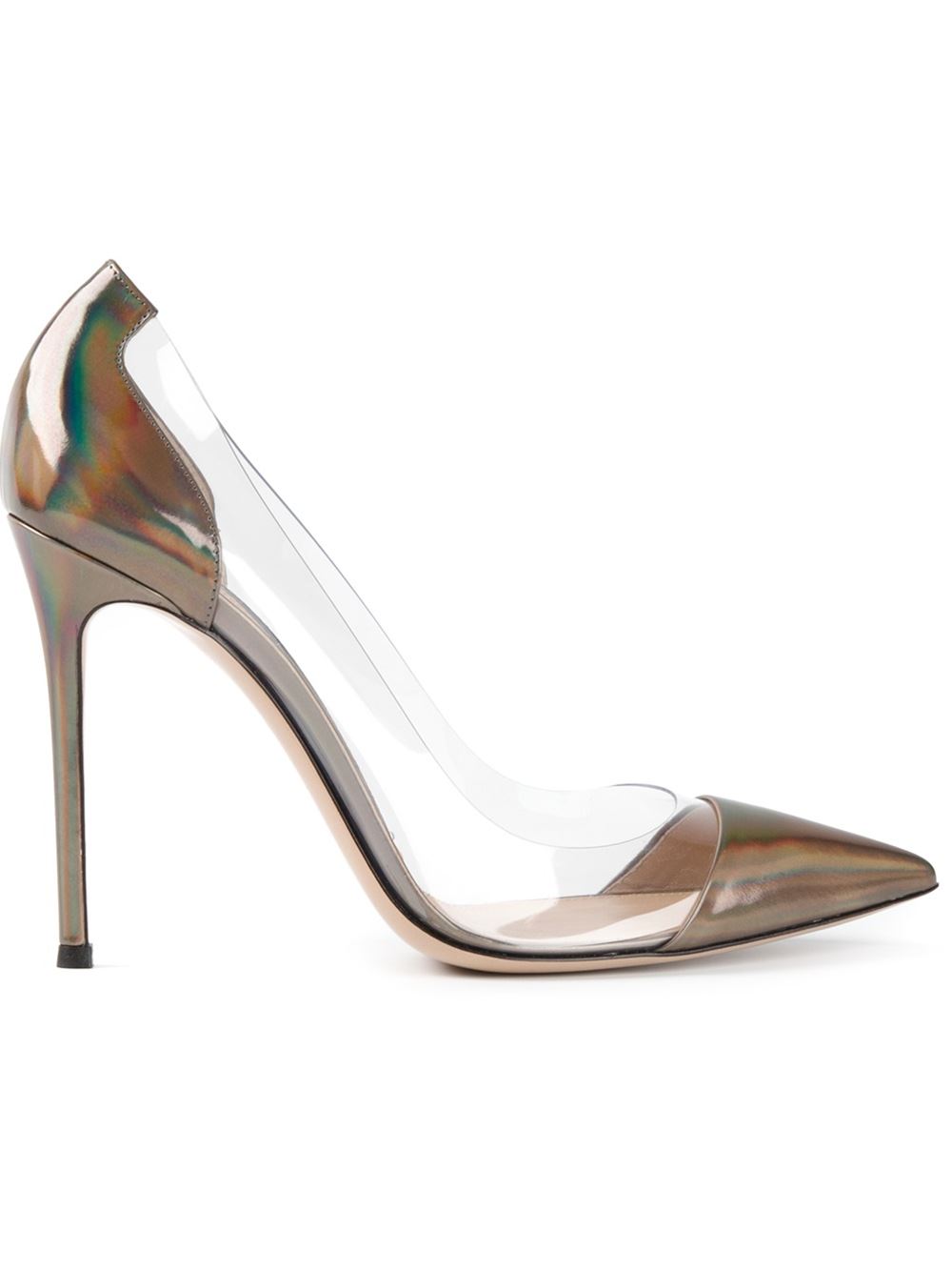 Bomb Product of the Day: Gianvito Rossi Leather and Perspex Plexi Pumps