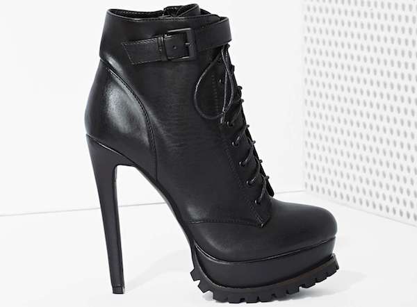 Look For Less: Azzedine Alaia Platform Lace Up Boots vs. Nasty Gal’s ...
