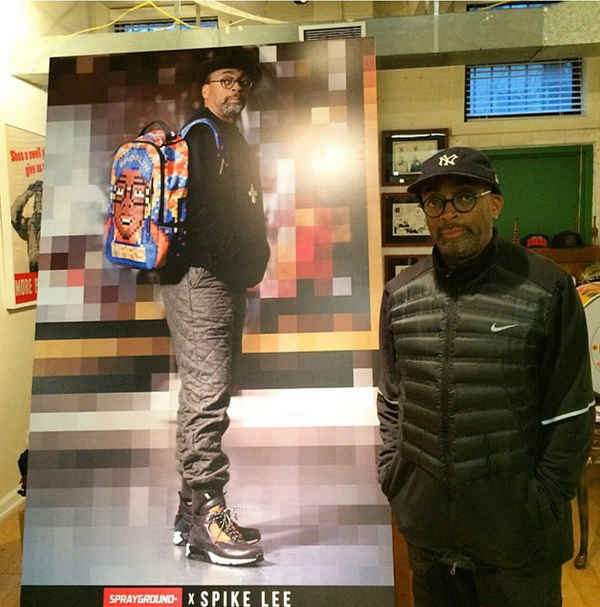Breakfast with Spike Lee and Sprayground Backpacks fashion bomb daily