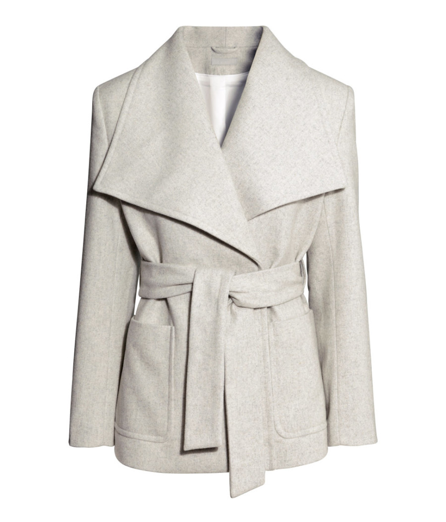 Bomb Product of the Day: H&M’s Light Gray Wool-Blend Jacket – Fashion ...