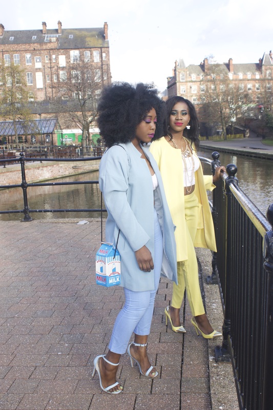 @etty_dale and @mife_dale looked adorable in pastel monochromatic suits!