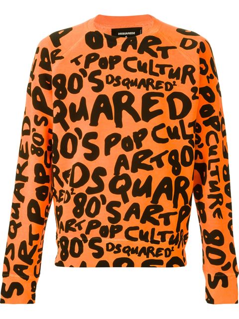 t shirt dsquared orange
