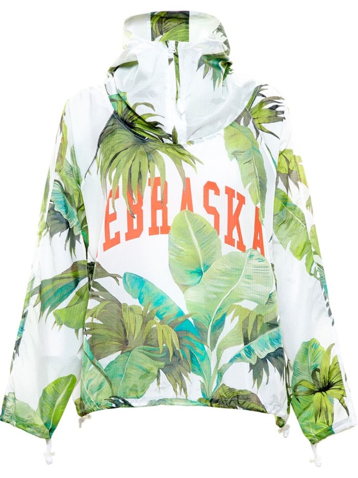 Feeling Myself Video Fashion Credits- Beyonce and Nicki Minaj in Philipp Plein, Givenchy, Off White by Virgil Abloh, Moschino, Chloé, and more! windbreker hoodie leaf printed beyonce