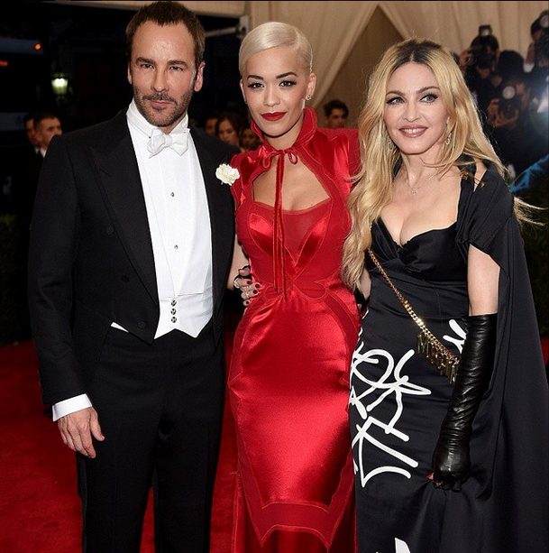 Tom Ford, Rita Ora, Madonna Met Gala