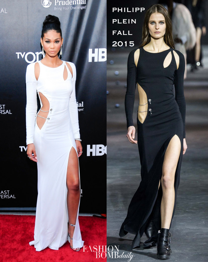 _0-Chanel-Iman's-Dope-New-York-Premiere-Philipp-Plein-Fall-2015-White-Cut-Out-Gown