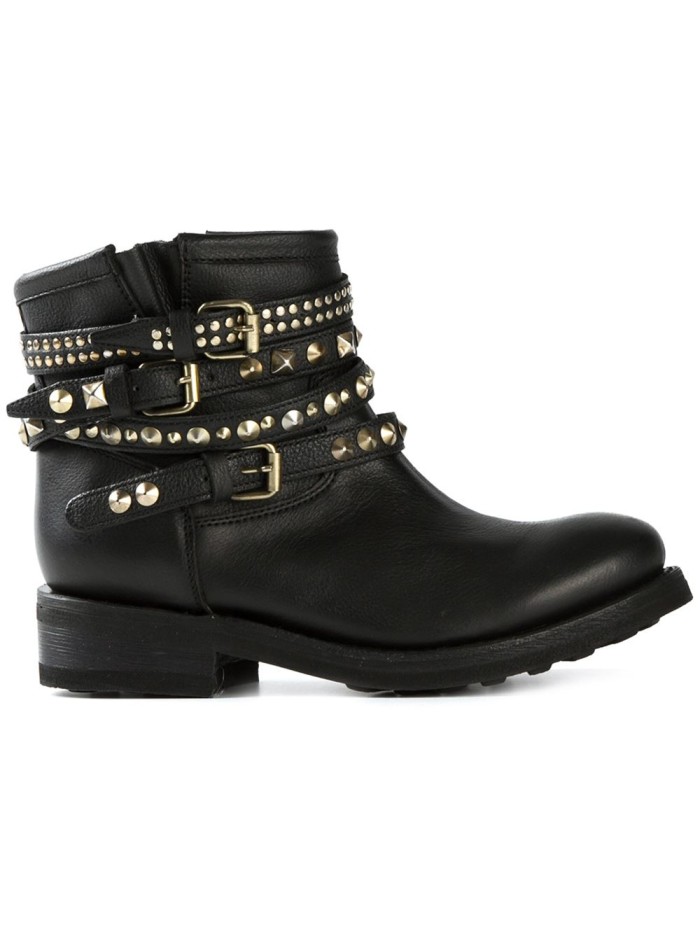 Ash buckled boots