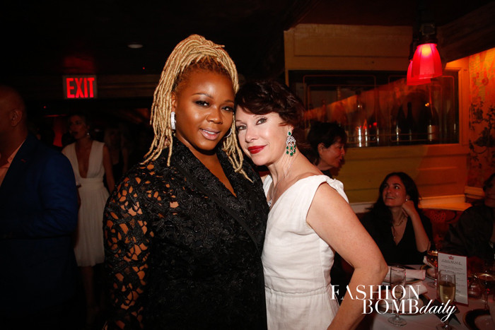 Claire Sulmers and Anya Varda. The Casa Reale Fine Jewelry Launch with Special Performances by Rose McGowan and Mary J. Blige. Fashion Bomb Daily.