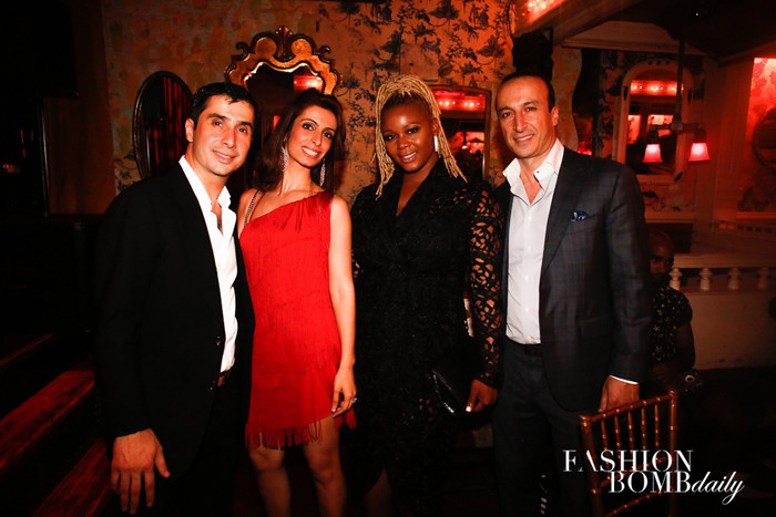 The Yushuvaeva Family and Claire Sulmers. The Casa Reale Fine Jewelry Launch with Special Performances by Rose McGowan and Mary J. Blige. Fashion Bomb Daily.