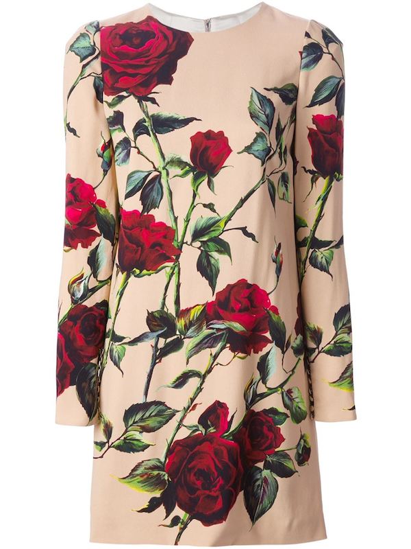 dolce-gabbana-rose-print-shift-dress-long-sleeve