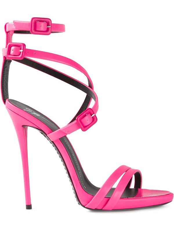 giuseppe zanotti pink sandals