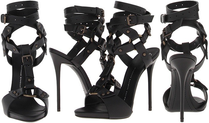 toya wright Giuseppe-Zanotti-Black-Leather-Studded-Sandal-Shop