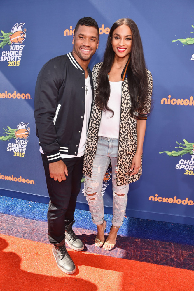 09 Ciara's Nickelodeon Kids Sports Choice Awards Bouchra Jarrar Leopard Bomber Varsity Jacket