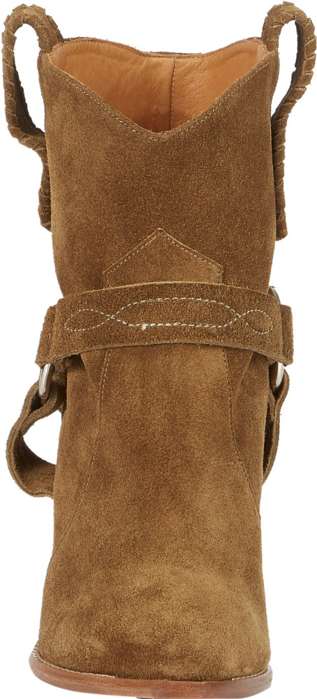 4  Chrissy Teigen's Isabel Marant Etoile Rawson Brown Harness Boots