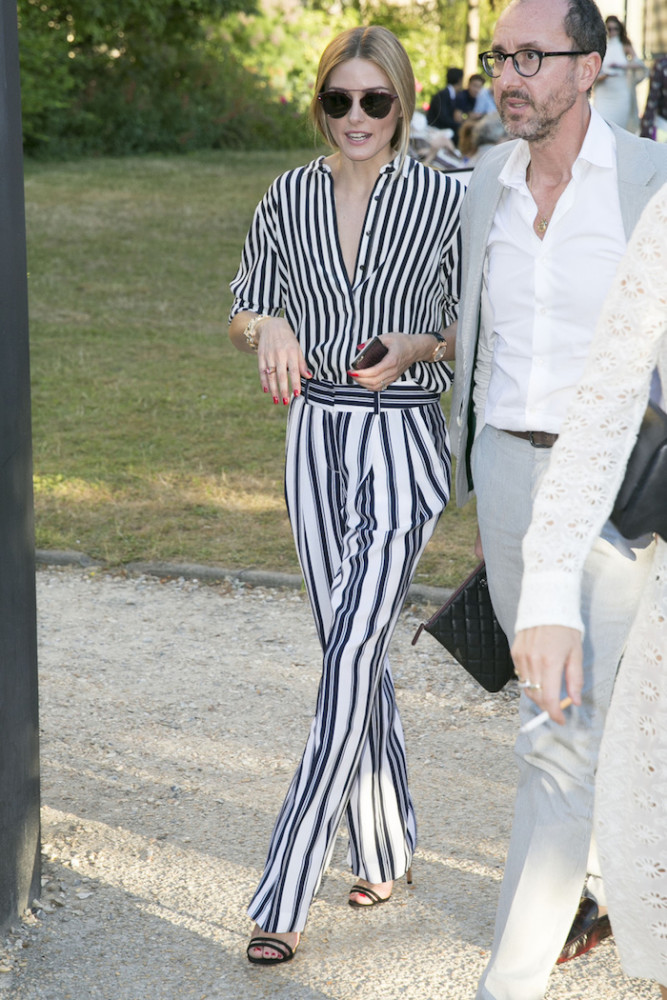 Olivia Palermo attends the Giambattista Valli show as part of Paris Fashion Week Haute Couture Fall/Winter 2015/2016
