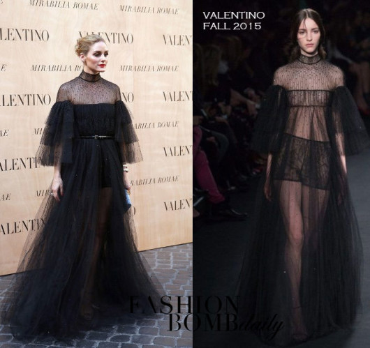 Hot! or Hmm… Olivia Palermo’s Valentino Mirabilia Romae Fall 2015 ...