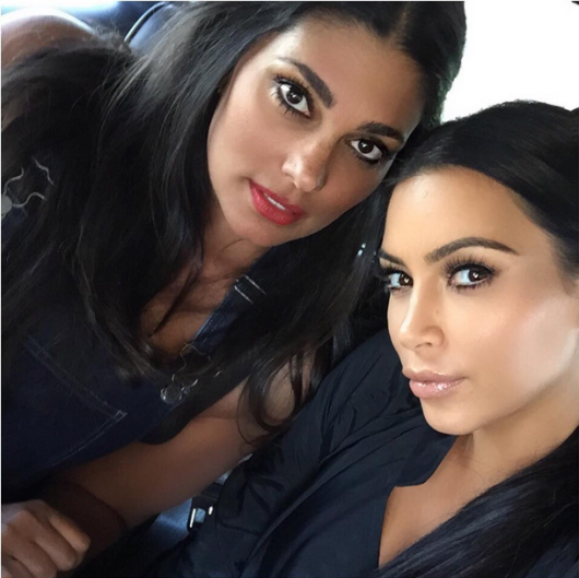 Rachel Roy and Kim Kardashian West