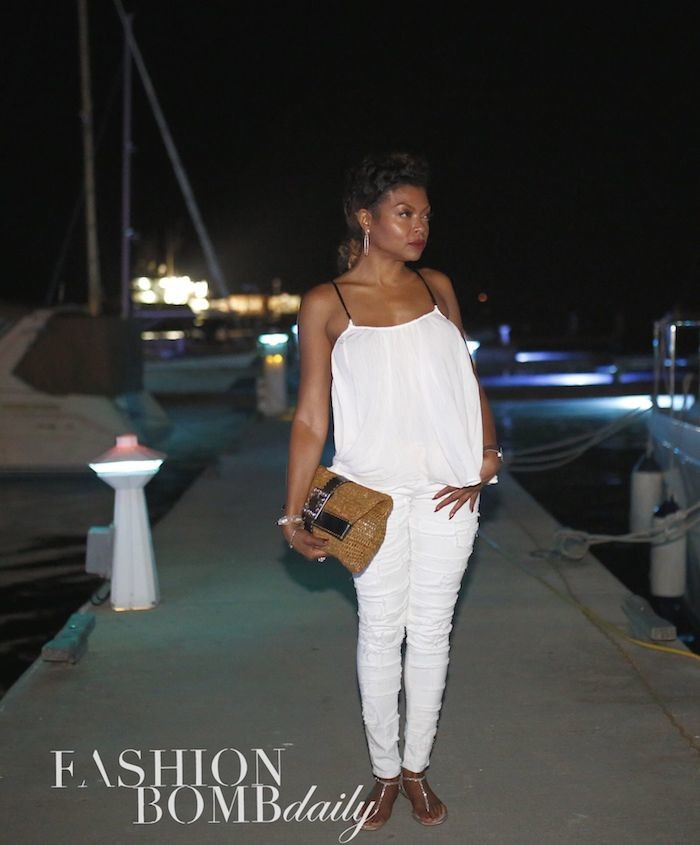 Summer Sizzle BVI Dispatch Day 1 The White Party at Harbour View taraji p henson