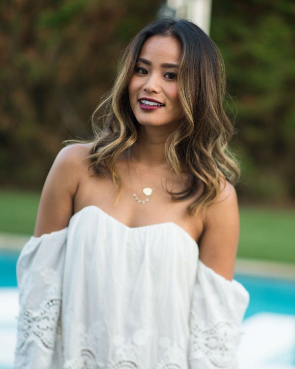 jamie-chung-at-revolve-and-people-stylewatch-summer-party-in-new-york-stone-cold-fox-dress-raye-sandals-1