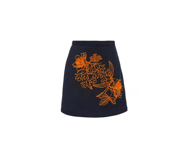 msgm-embroidered-honeycomb-skirt