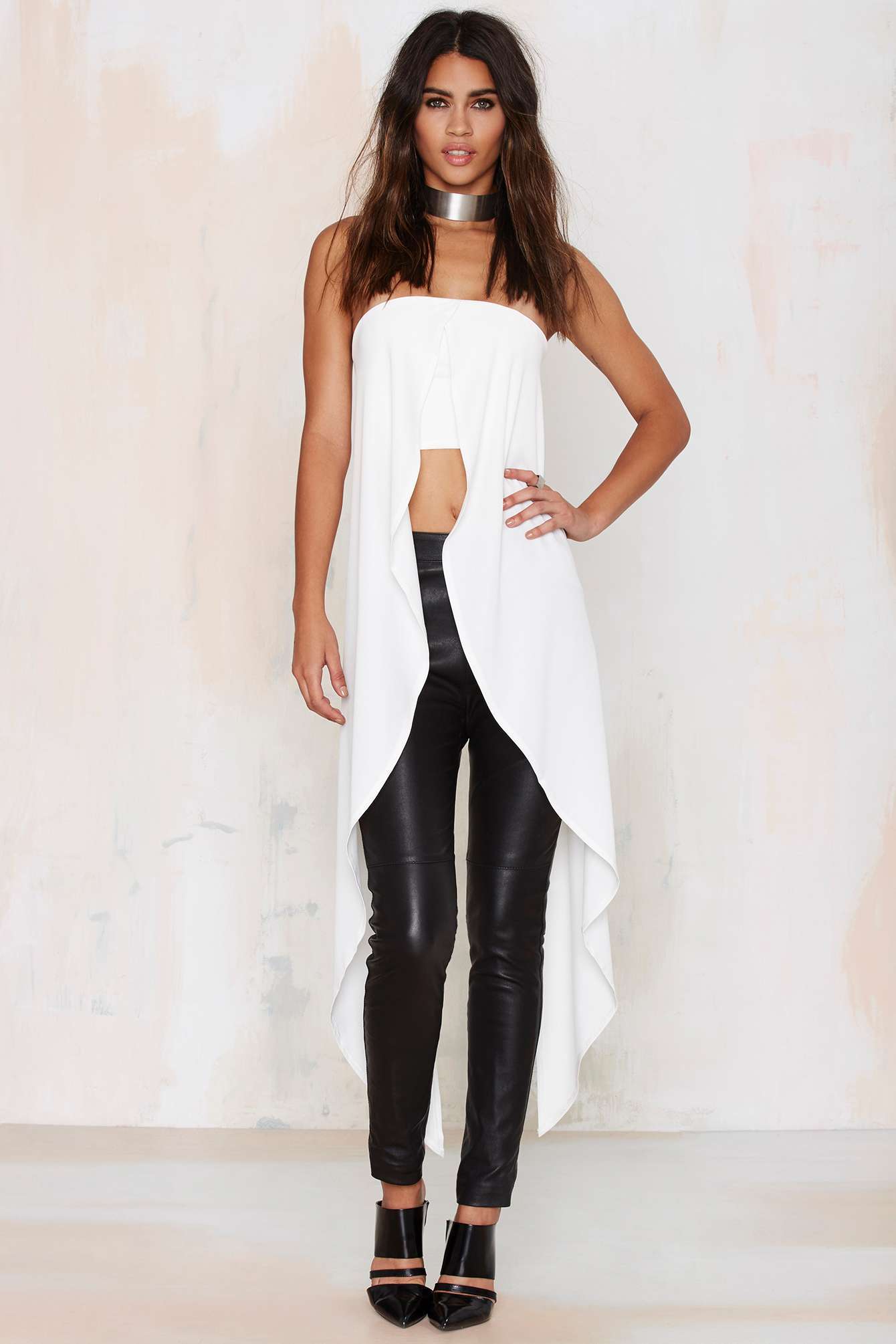 Bomb Product of the Day: Lavish Alice’s Great Lengths White Bandeau Top