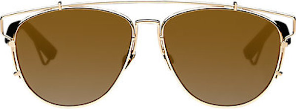 Dior-gold-tone-extended-brow-bar-technologic-sunglasses-front