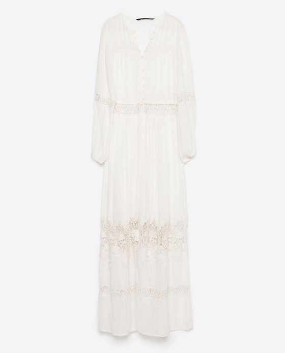 Nene Leakes and Chrissy Lampkin's Instagram Zara White Embroidered Crochet Cover Up Tassel Tunic Dress