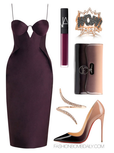 What to Wear to a Rooftop Birthday Dinner Zimmermann Dress Christian Louboutin So Kate Christian Louboutin Riviera Patent Nude Degrade Clutch
