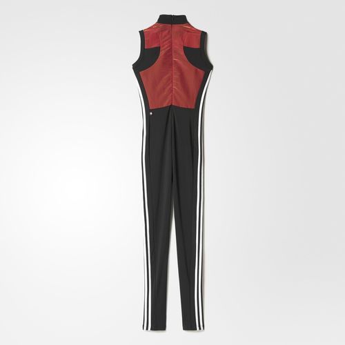 898 Khloe Kardashian's LAX Airport Adidas Space Shifter All in One Jumpsuit