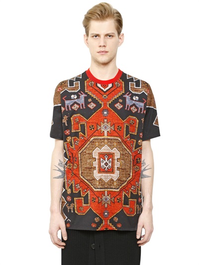Future's Made In America 2015 Givenchy Columbian Carpet-Pattern Shirt and Hermes Accessories