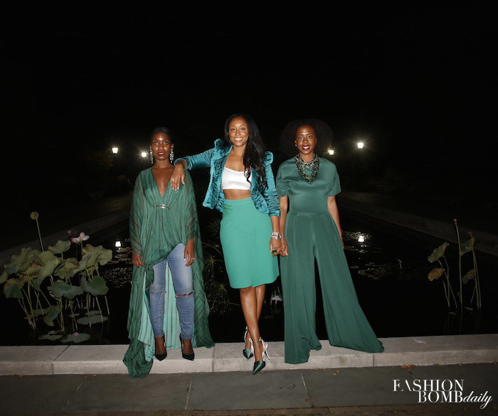 rajni jacques shiona turini nicole chapoteau Solange Knowles You Got to Be Seen, Green Puma Party at the Brooklyn Botanical Garden