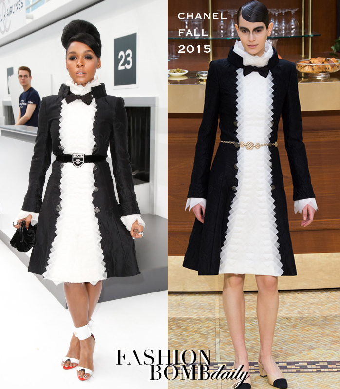 _0--Janelle-Monae's-Chanel-Spring-2016-Show-Chanel-Fall-2015-Black-and-White-Dress