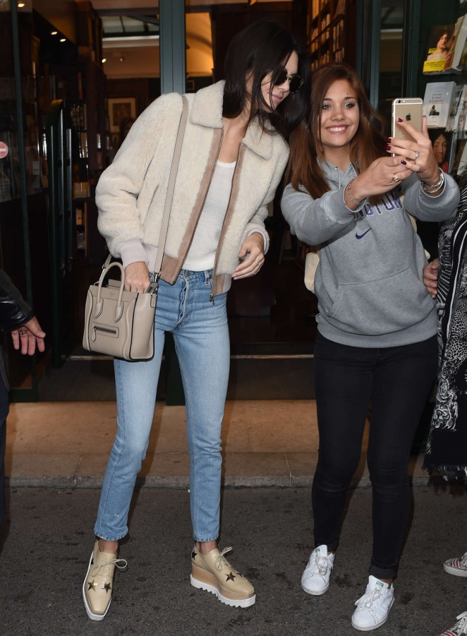 Splurge: Kendall Jenner’s Paris Komono Crafted Ivory Demi Sunglasses ...