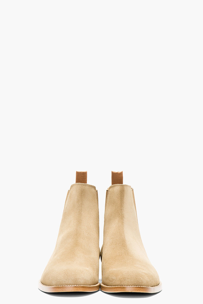 Stephen Curry's Intagram Saint Laurent Tan Suede Chelsea Boots saint-laurent-brown-tan-suede-chelsea-boots-product-1-16974189-0-392539602-normal